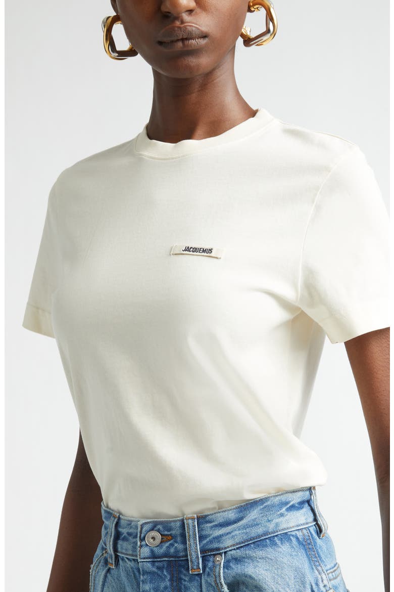 Le T-Shirt Gros Grain T-Shirt, Alternate, color, LIGHT BEIGE 2