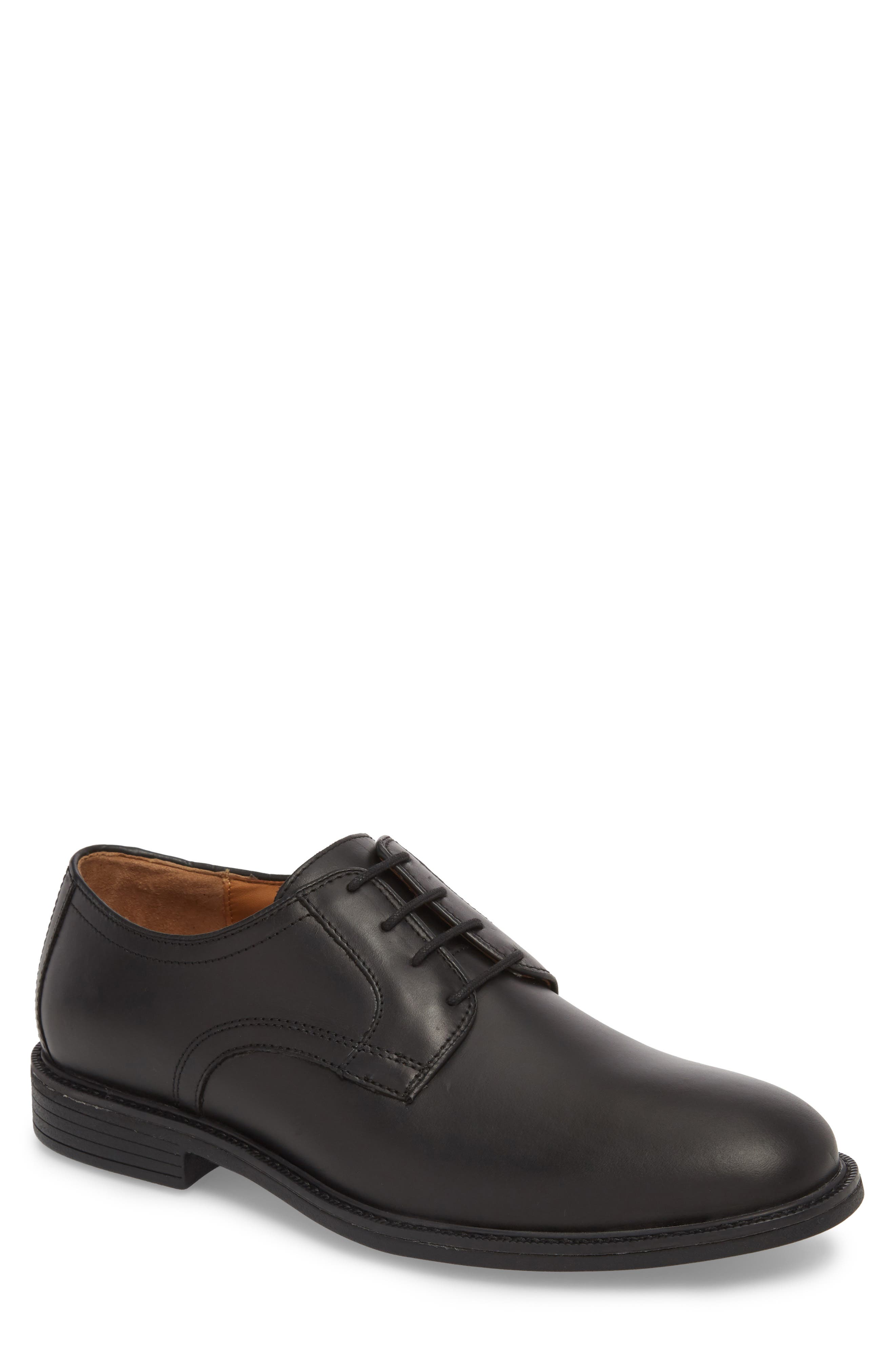 Hollis XC4® Waterproof Plain Toe Derby, Main, color, BLACK NUBUCK