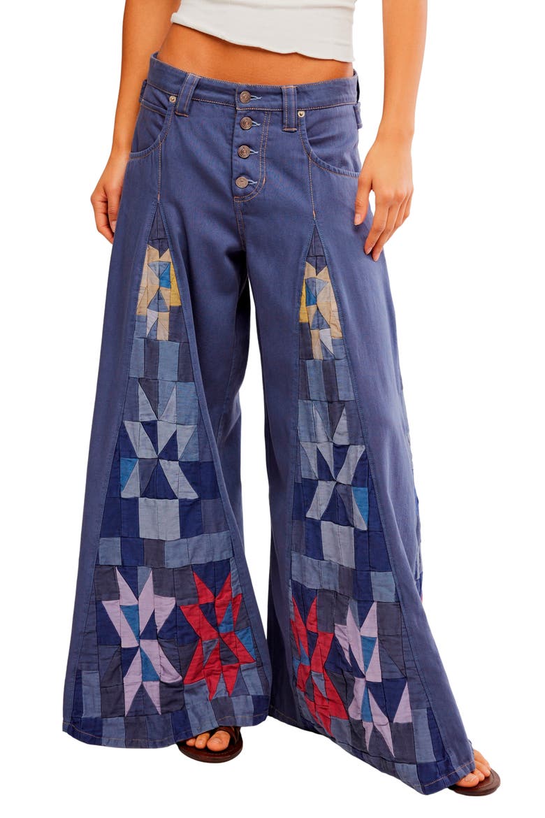 Kalediscope Wide Leg Jeans, Main, color, STARRY NIGHT