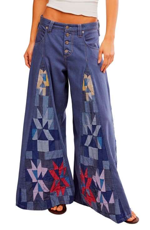 Kalediscope Wide Leg Jeans (Starry Night)