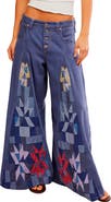 Free People Kalediscope Wide Leg Jeans