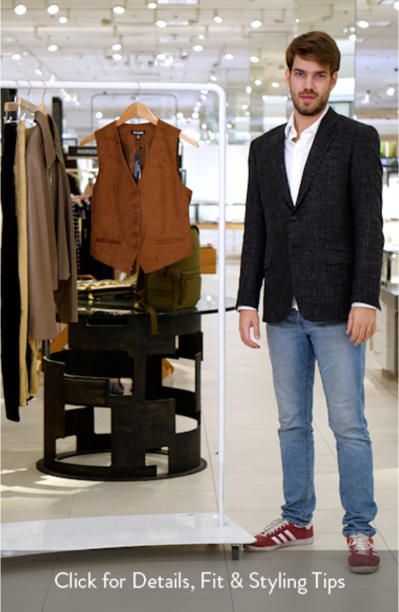 Barrett Faux Suede Vest, sales video thumbnail