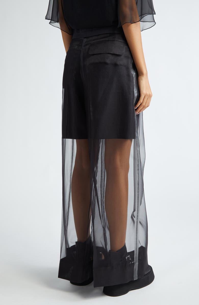Undercover Layered Silk Organza Wide Leg Pants, Alternate, color,