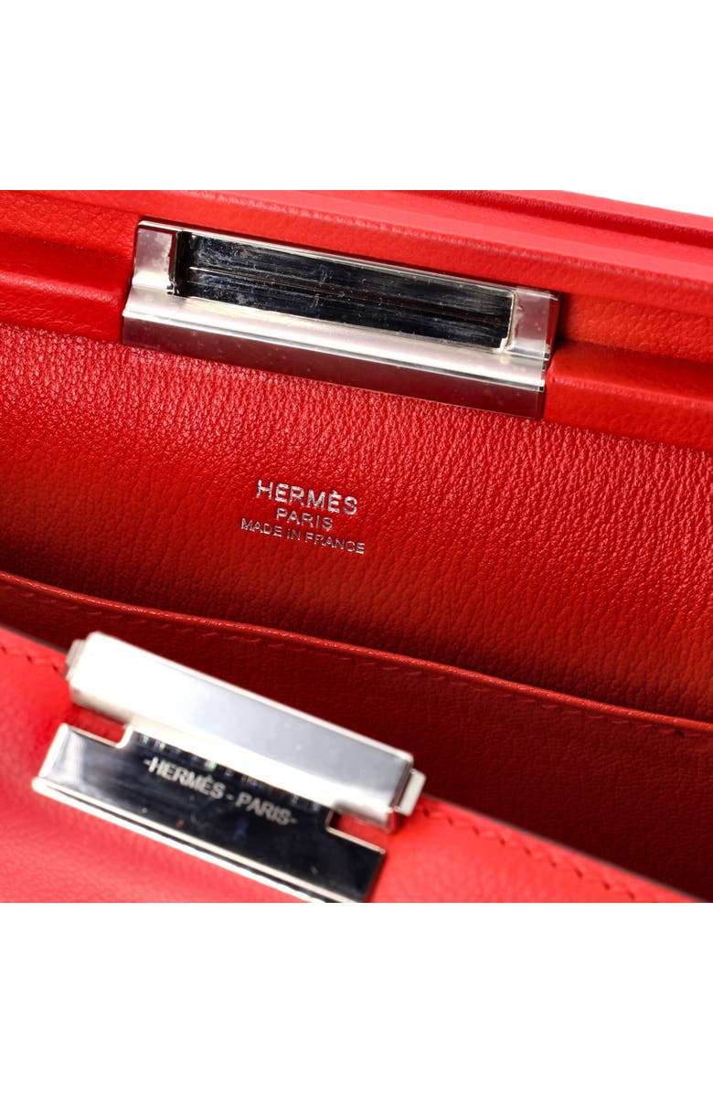 Pre-Owned Hermes Clic-H Shoulder Bag Evercolor 21, Alternate, color, Rouge De Coeur