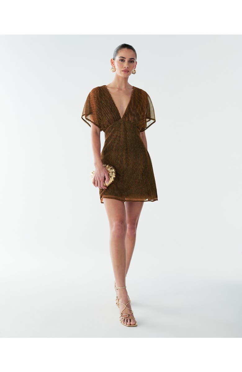 BWLDR Serla Mini Dress, Alternate, color, Copper