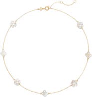 Tory Burch Forget Me Not Mother of Pearl Necklace