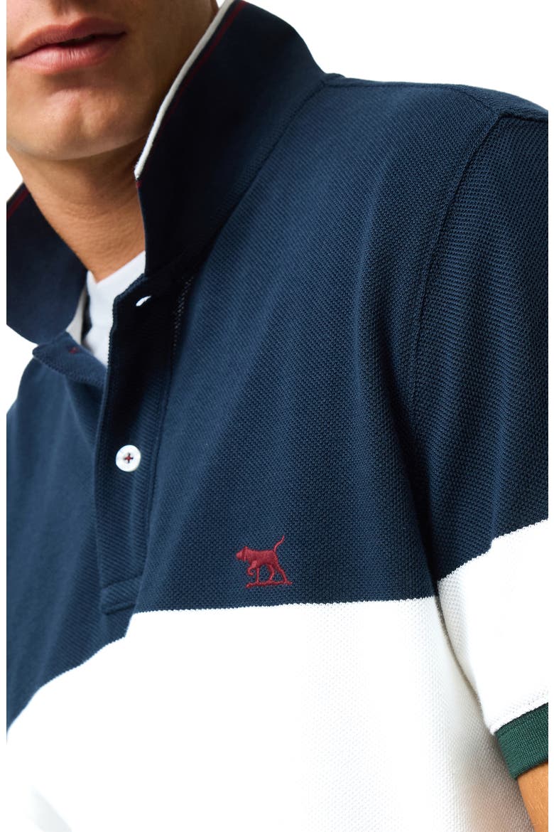 Homebay Sports Fit Colorblock Cotton Piqué Polo, Alternate, color, FOREST