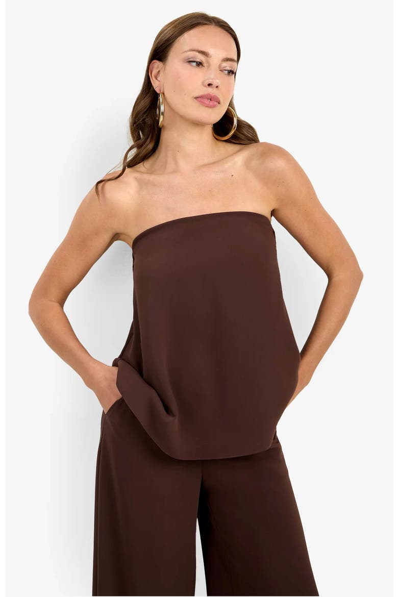 Hulla Top, Alternate, color, Carob