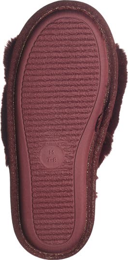 Plush Horsebit Faux Fur Slipper