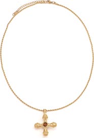 Petit Moments Turin Cross Pendant Necklace