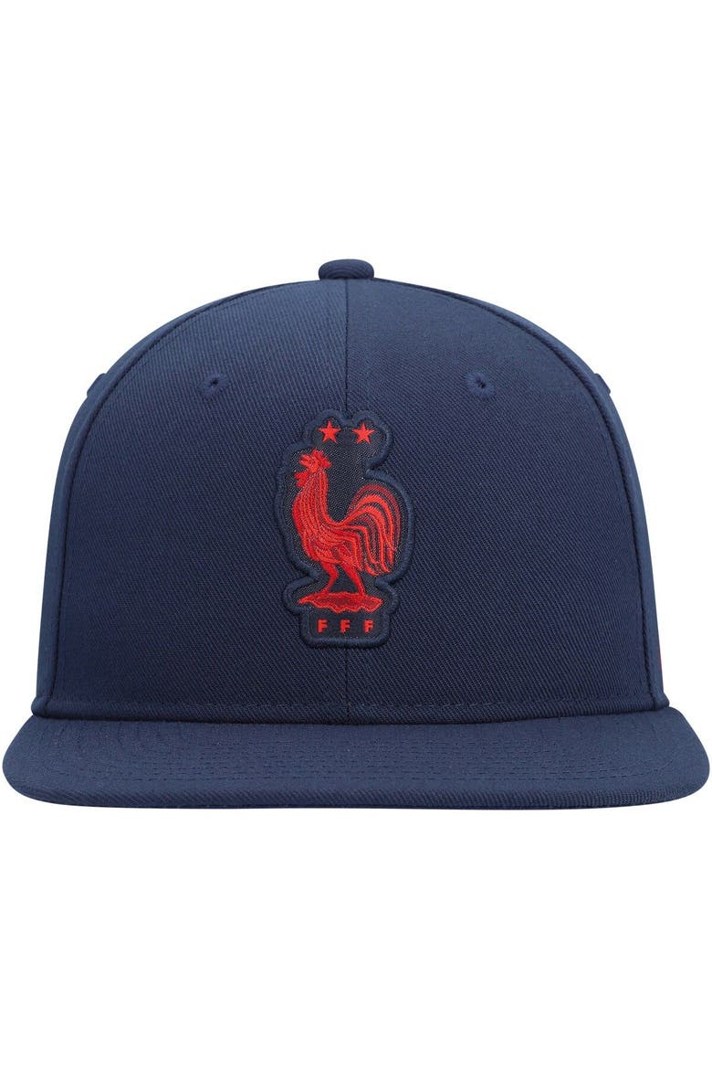 Youth Nike Navy France National Team Pro Snapback Hat, Alternate, color, Navy