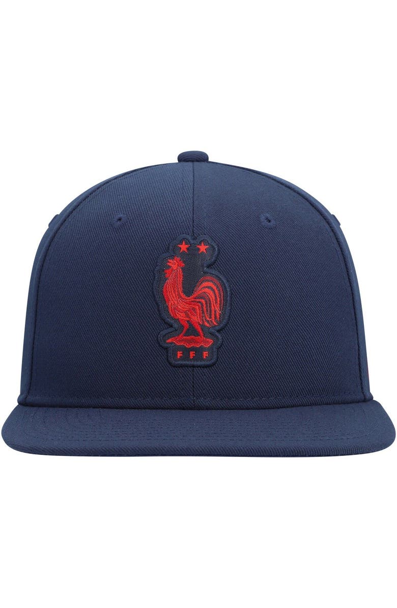 Nike Youth Nike Navy France National Team Pro Snapback Hat, Alternate, color, 