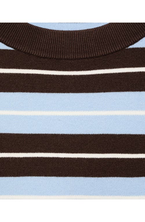 Mango Round Neck Sweater In Multi