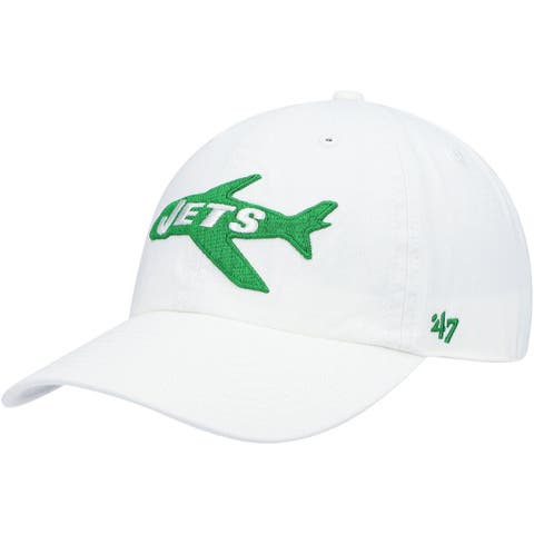Men's '47 White New York Jets Clean Up Legacy Adjustable Hat