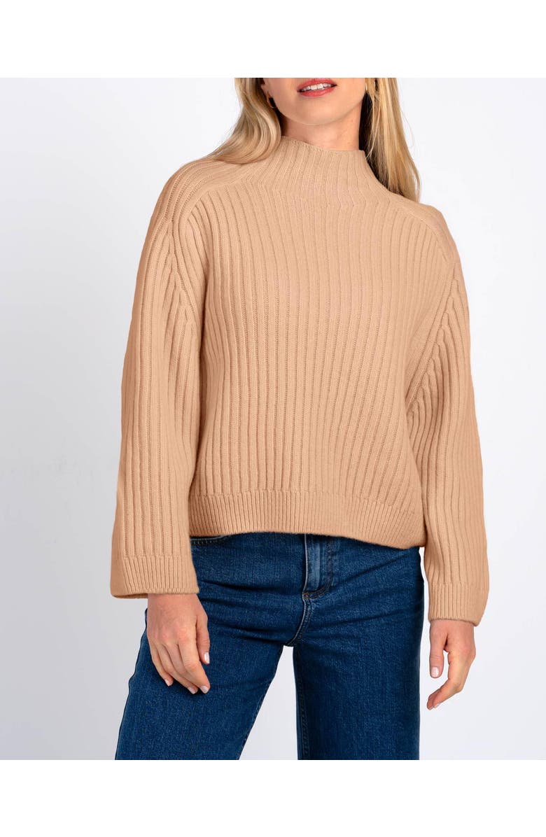 Kettlewell Maeve Rib Knit Sweater, Alternate, color, Sesame