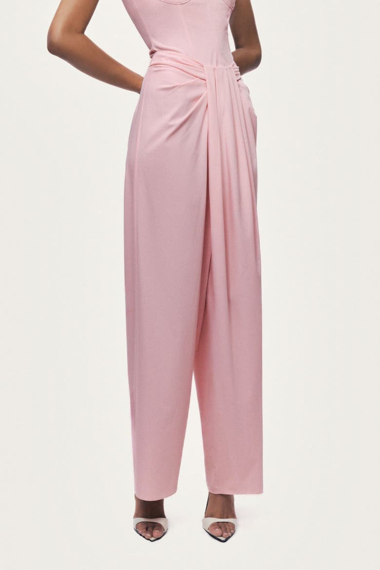 Pleated Trousers, Alternate, color, Pink