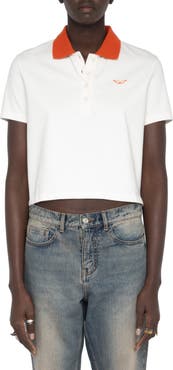 Zadig & Voltaire Mirta Crop Polo