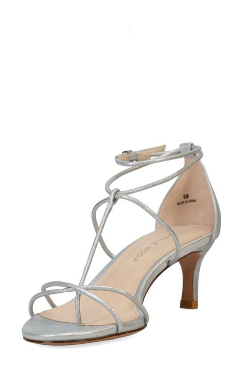 Pelle Moda Ura Sandal In Silver