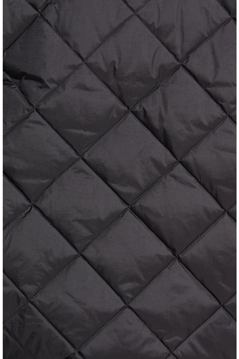 Packable Quilted Down Jacket, Alternate, color, BLACK