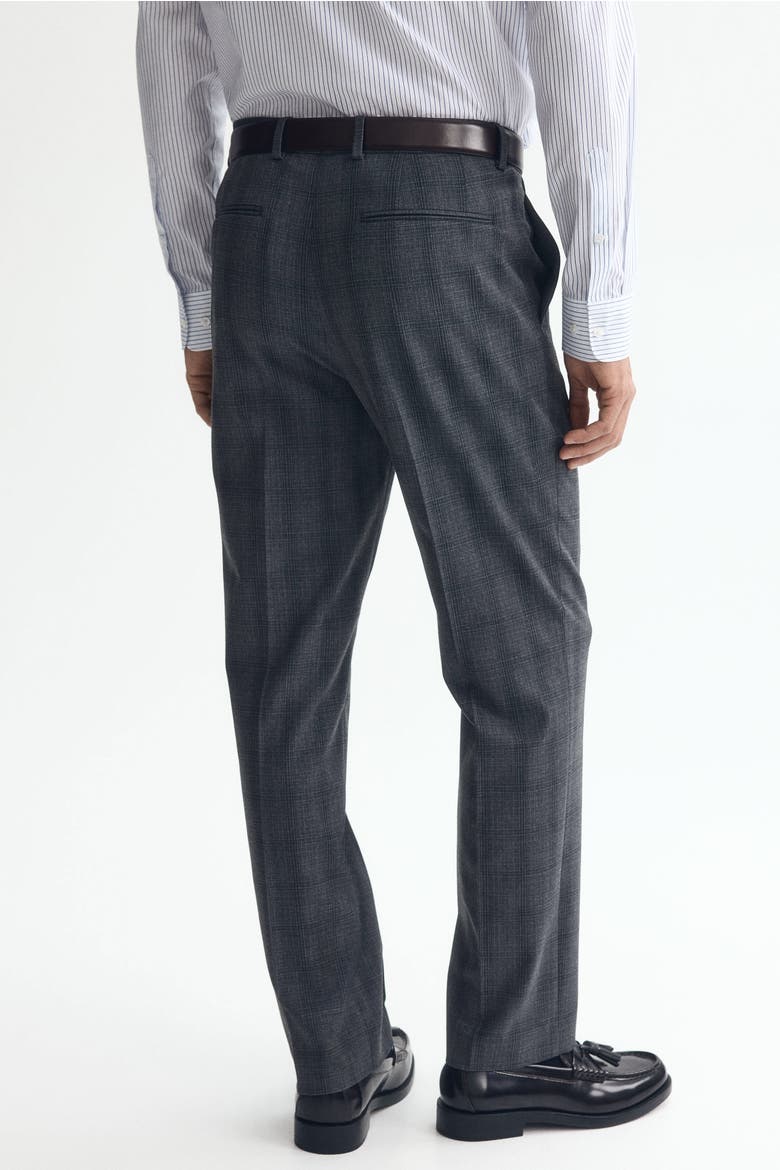 Regular-fit Suit Pants, Alternate, color, Navy blue/plaid