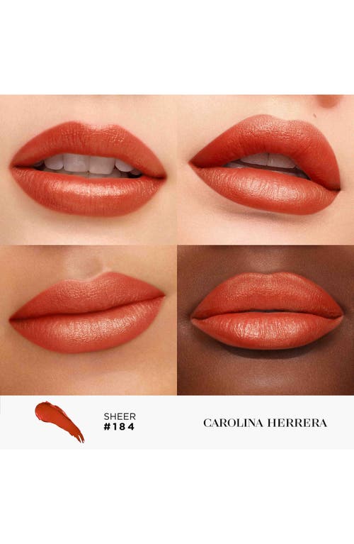 Carolina Herrera Fabulous Kiss Sheer Lipstick Refill In 184 Brick Power