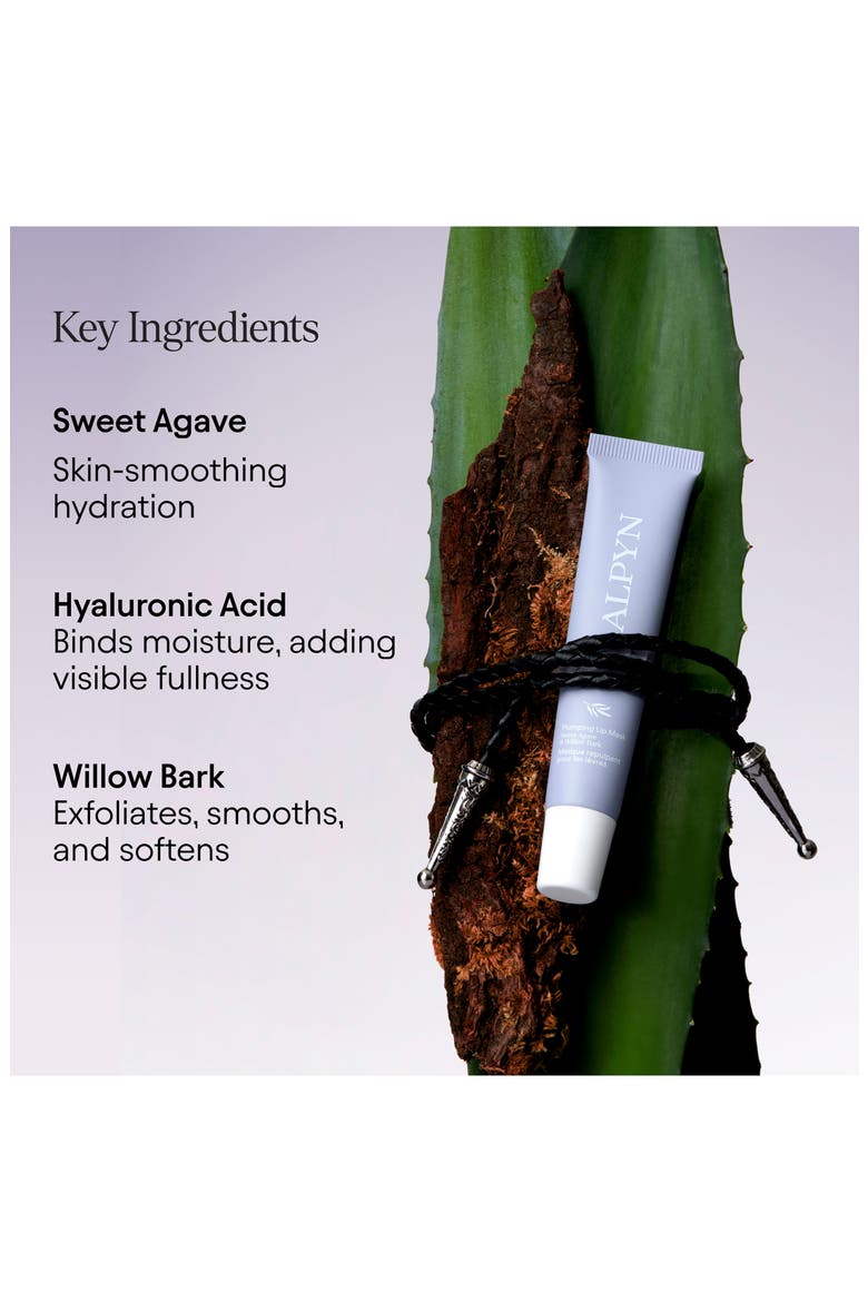 Plumping Lip Mask with Willow & Sweet Agave, Alternate, color, NO COLOR