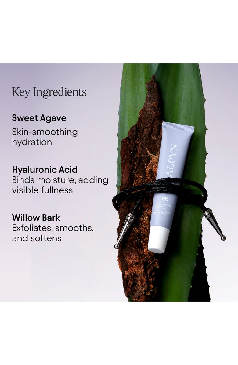 Alpyn Plumping Lip Mask with Willow & Sweet Agave, Alternate, color, 