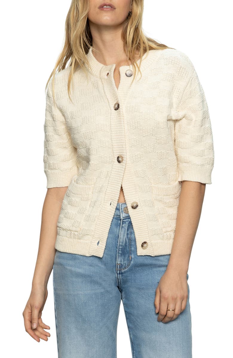 Sanctuary Short Sleeve Cardigan, Main, color, 