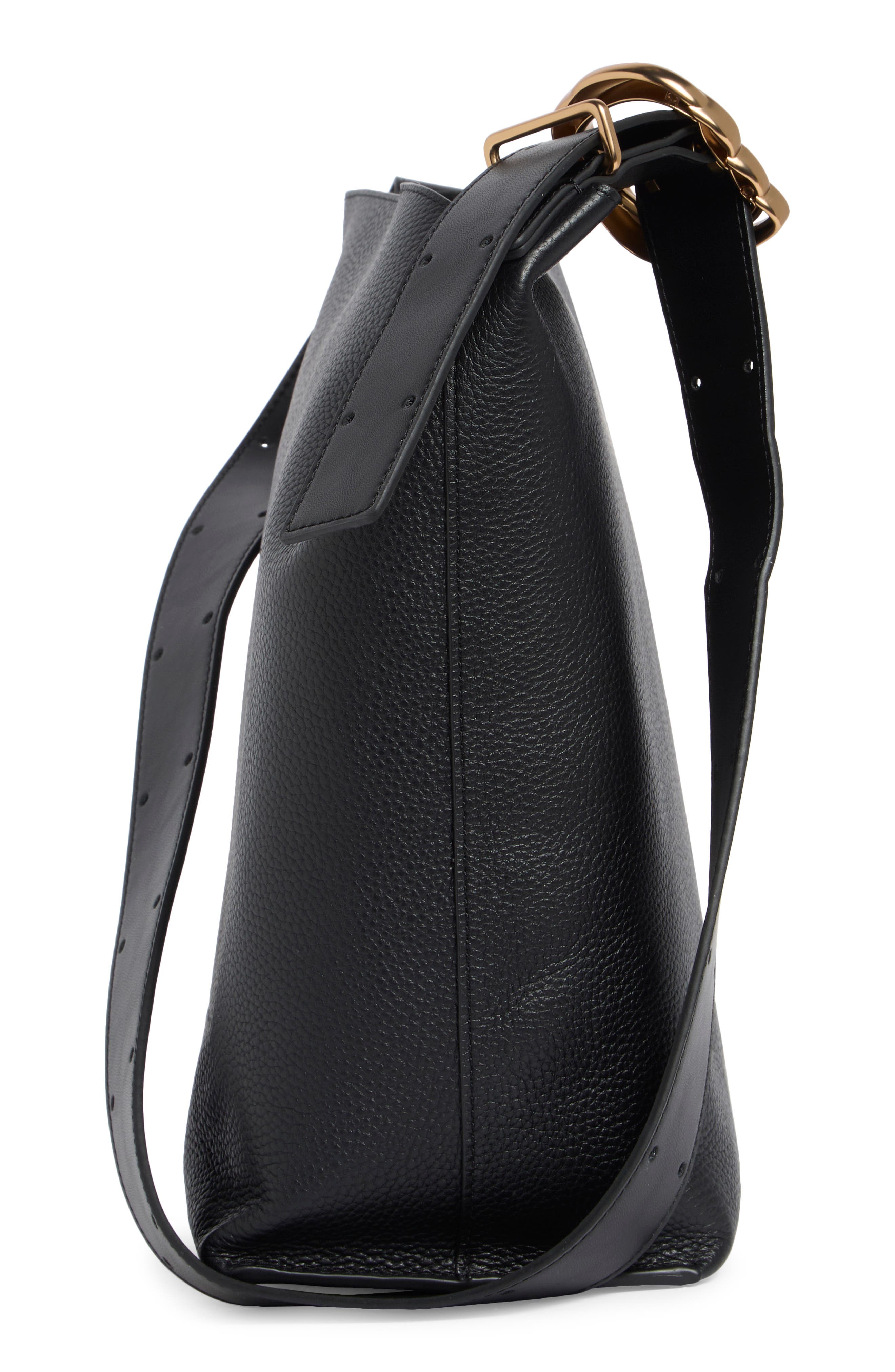 Sam Edelman Saige Bucket Bag, Alternate, color, Black