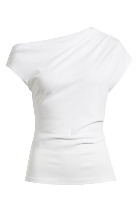 Asymmetric One-Shoulder Top (Regular & Plus)