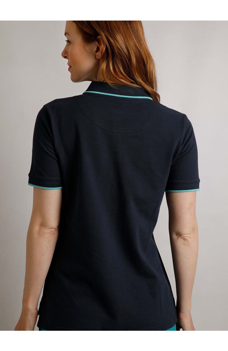 Weird Fish Pammie Pique Polo Shirt, Alternate, color, Navy