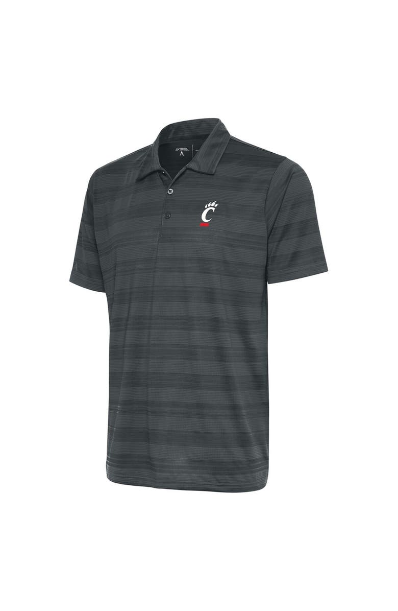 ANTIGUA Men's Antigua Pewter Cincinnati Bearcats Compass Polo, Main, color,