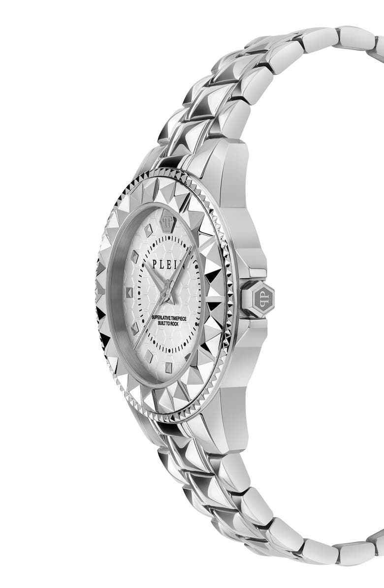 PHILIPP PLEIN Rock Bracelet Strap Watch, 38mm, Alternate, color, Stainless Steel
