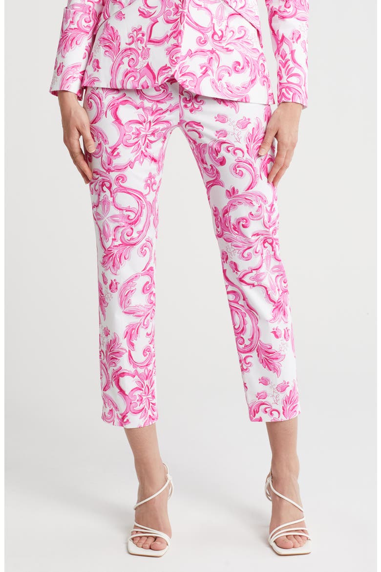 Ludivine Trouser Pants, Main, color, WHITEPINK