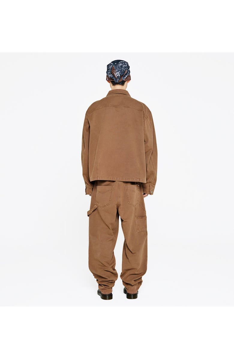 MCM x KASINA Bandana Monogram Pants in Denim Jacquard, Alternate, color, 