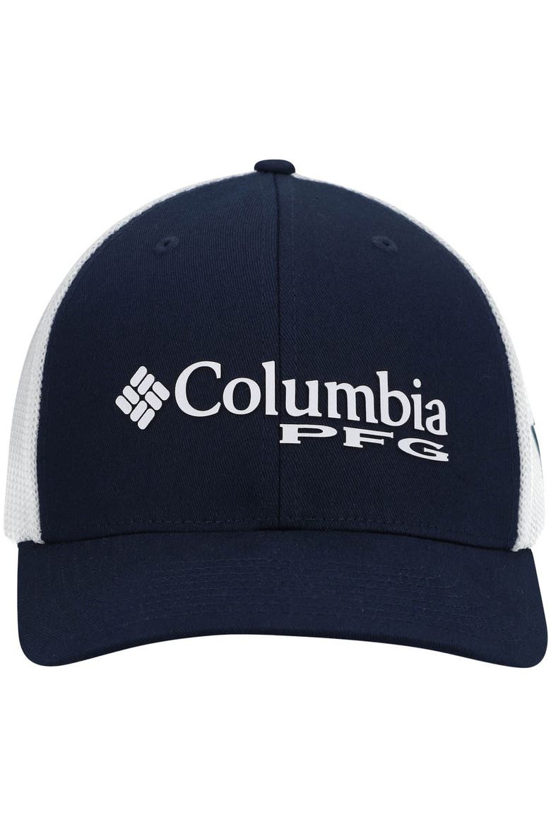 Men's Columbia Navy/Gray Dallas Cowboys PFG Flex Hat, Alternate, color, Navy