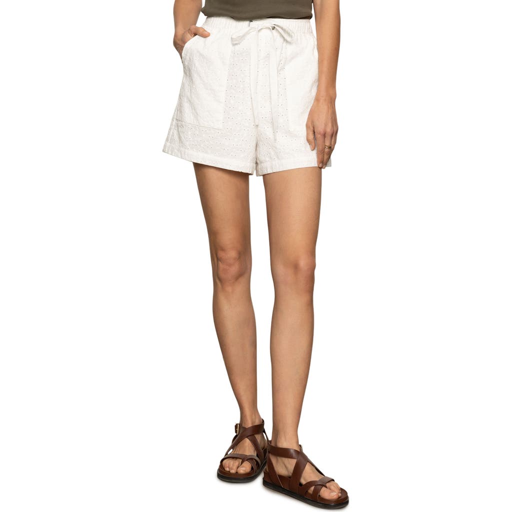 Shop Sanctuary Flower Field Eyelet Embroidery Shorts