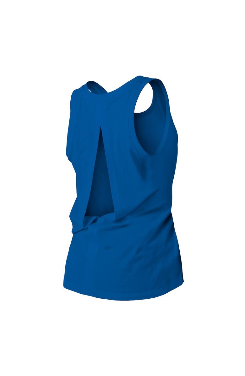 New Era Women's New Era Royal Chicago Cubs Open Back Tank Top, Alternate, color,
