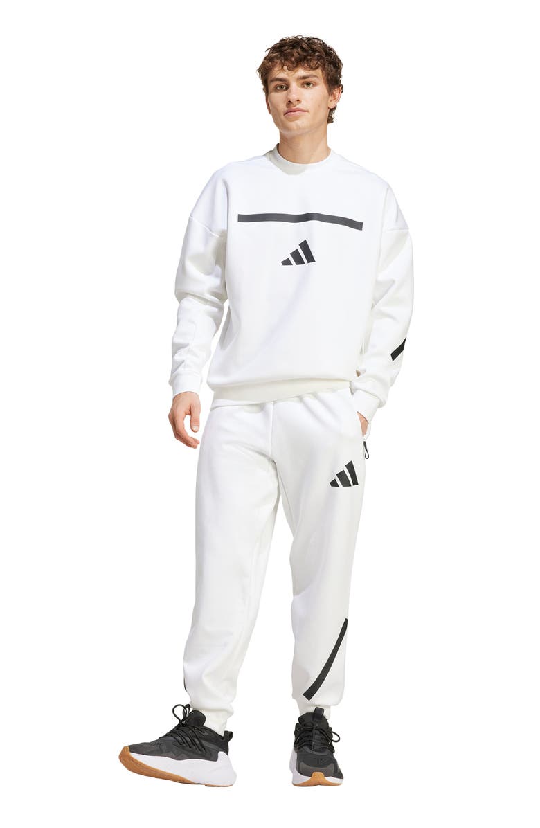 adidas Z.N.E Oversize Crewneck Sweatshirt, Alternate, color, 