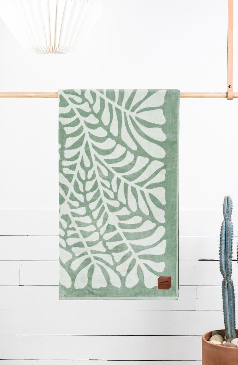 Slowtide Hapa Oversize Cotton Beach Towel, Alternate, color,