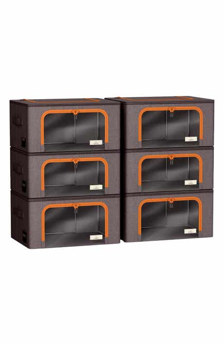Set of 6 Small Foldable Storage Bins