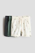 H&M 3-pack Cotton Shorts