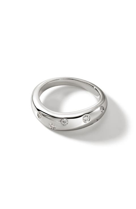 Surf Diamond Band Ring