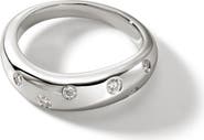 John Hardy Surf Diamond Band Ring