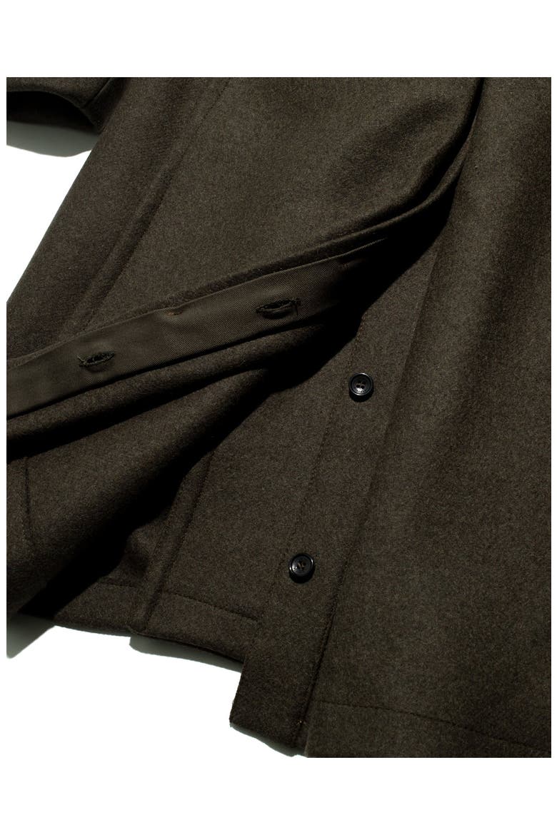 Balbo Double-Breasted Wool Coat, Alternate, color, GREEN