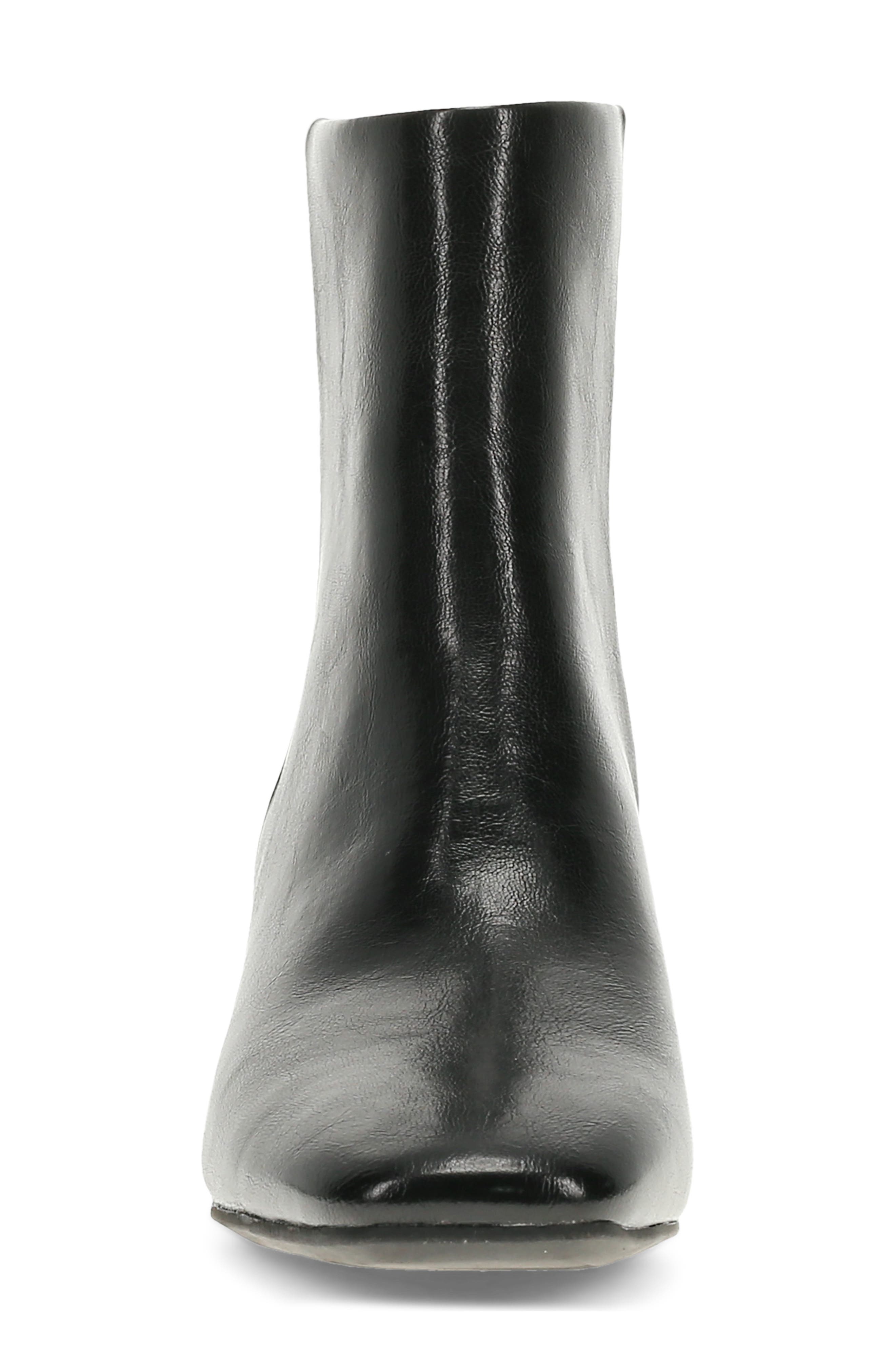 Emilie Block Heel Bootie, Alternate, color, BLACK