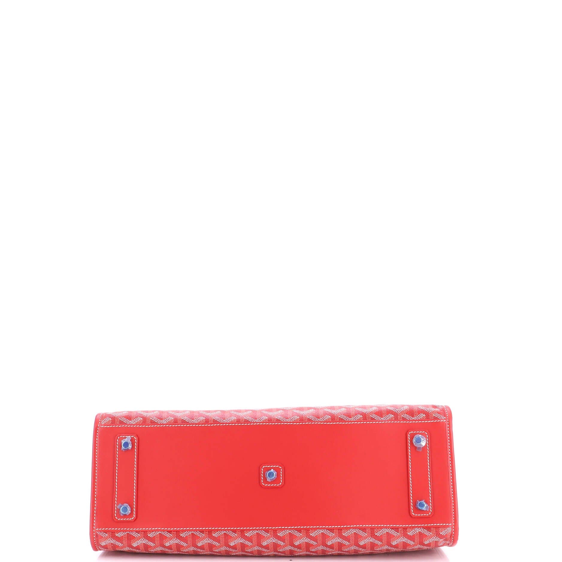 Pre-Owned Goyard Marquises Bag Coated Canvas, Alternate, color, Red