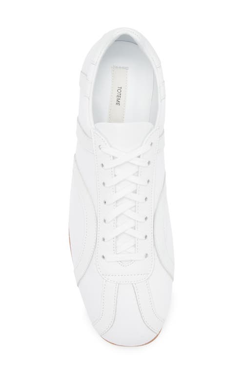 Totême Toteme Canvas Low Top Sneaker In White