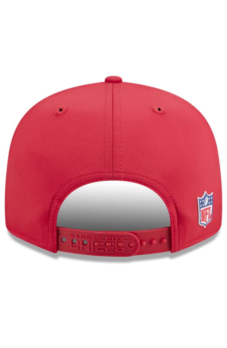 New Era Men's New Era Red Kansas City Chiefs 2025 Sideline  Split Panel 9FIFTY Snapback Hat, Alternate, color, Red