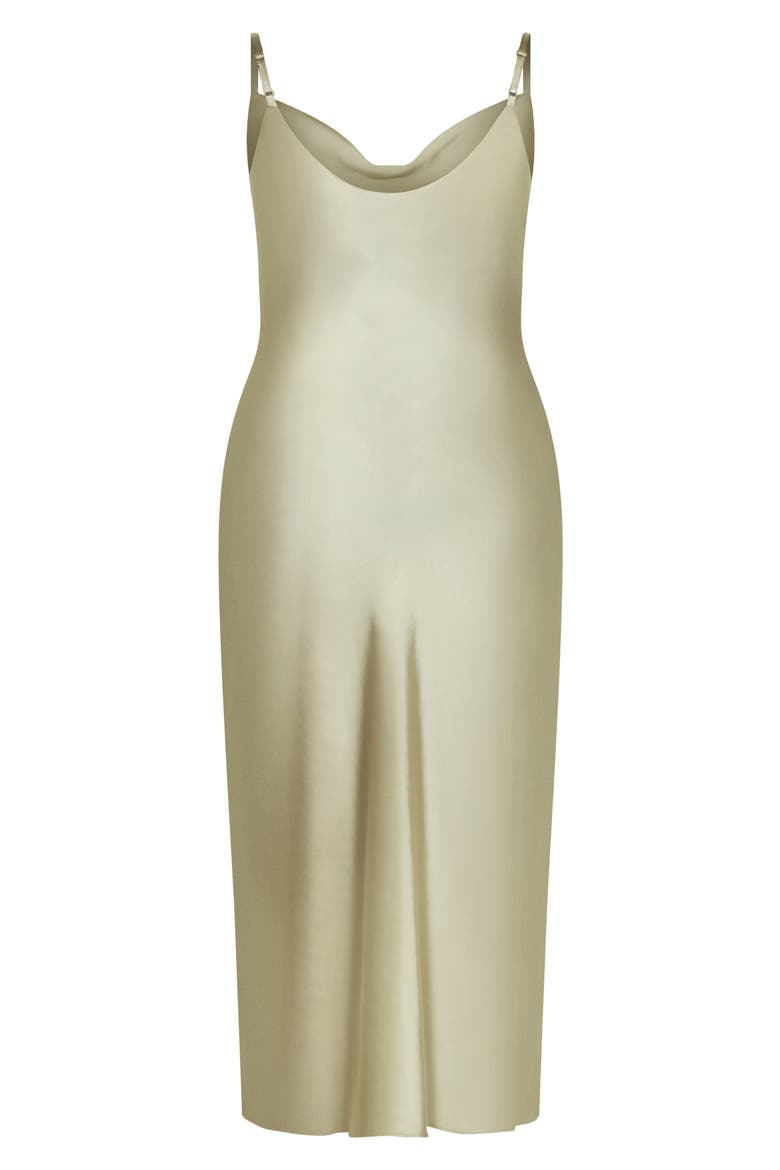 Selena Satin Slipdress, Alternate, color, WINTER PEAR